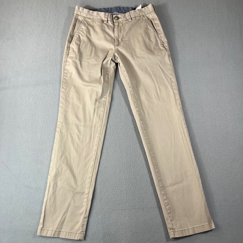 Vineyard Vines Boys Breaker Pant Khaki Tan Chino Stretch‎ Pants 28x30